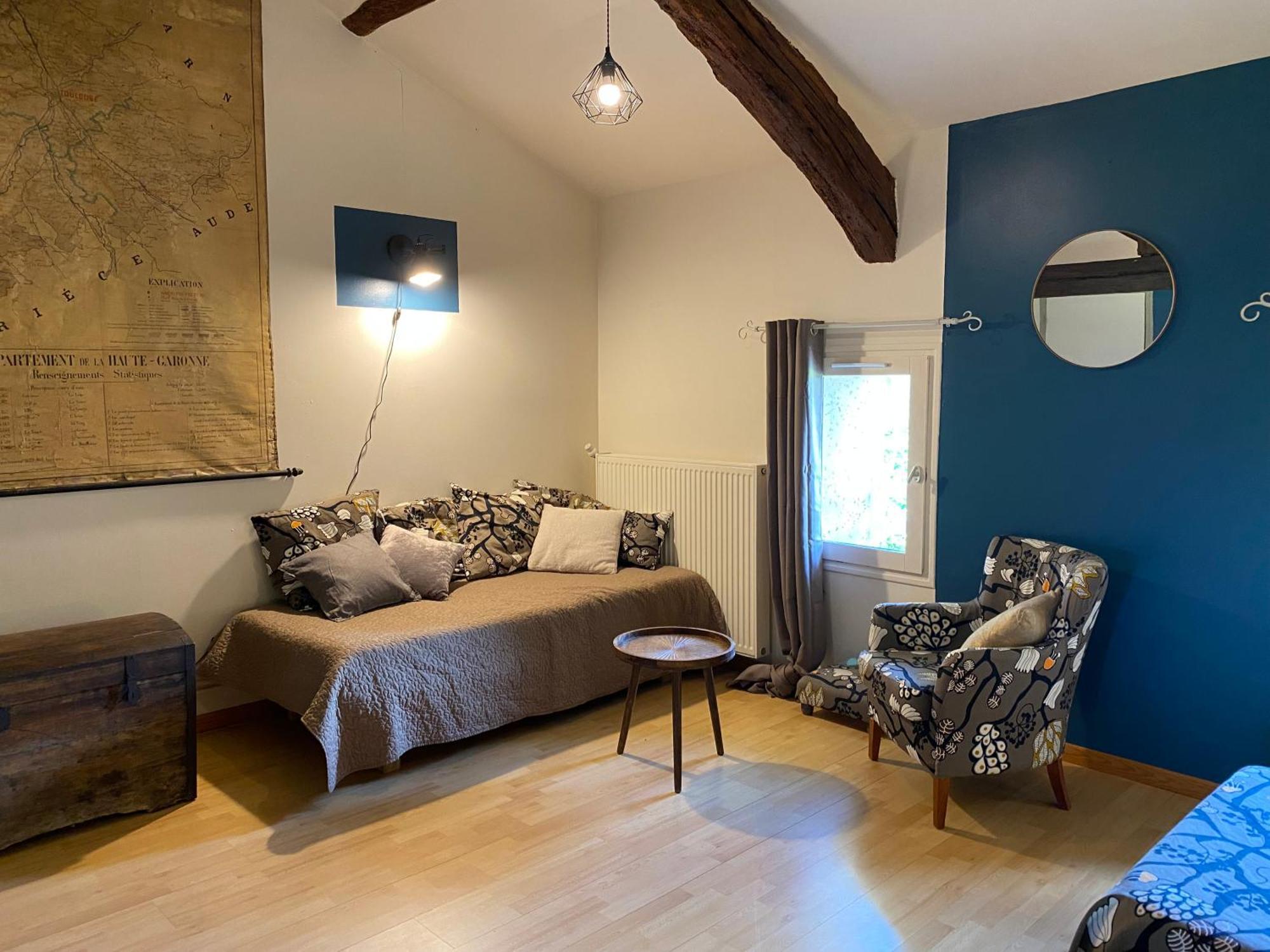 Bed and Breakfast Le Repaire De La Reveuse Saint-Frajou Pokój zdjęcie